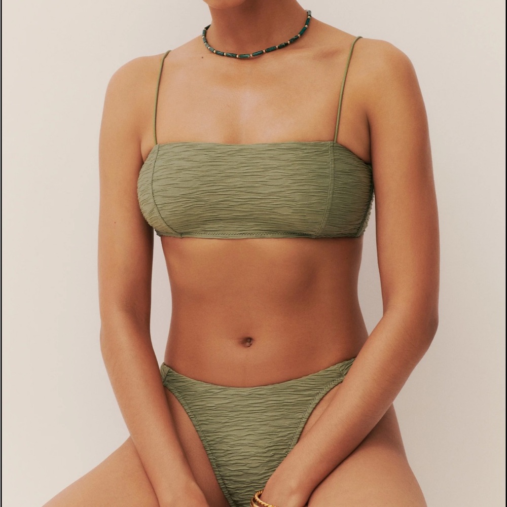 Reformation Monaco Bikini Top Artichoke - Size S